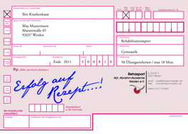 Informationen zum Rehabilitationssport – Erfolg auf Rezept